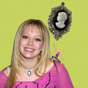 Elegant Black and White Cameo Necklace